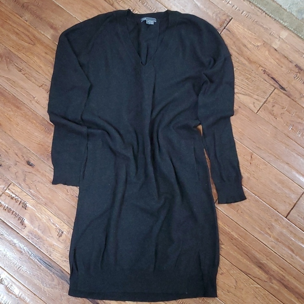 Vince wool/cashmere tunic sweater dress